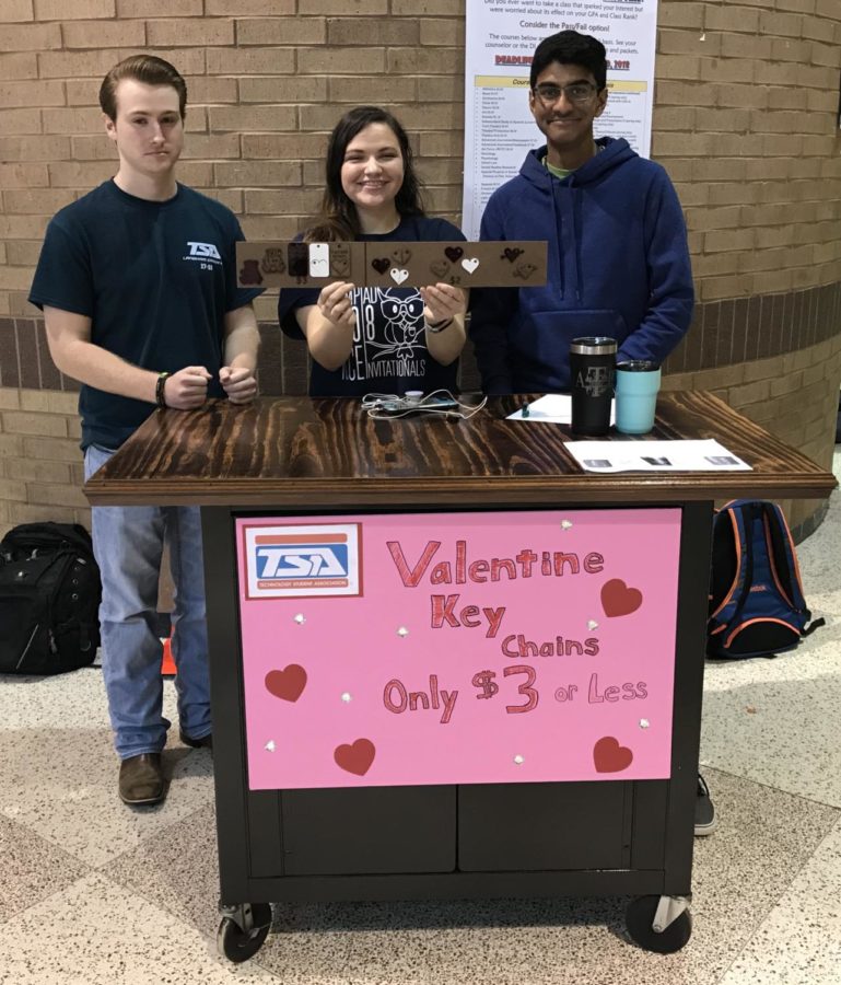 TSA Selling Their Valentine Gifts During Lunch