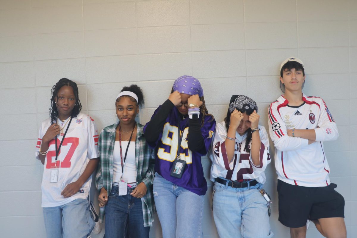 (From left to right) Ava Turner, Jayles Sanchez, Channing Magee, Dafne Torres, Jaime Flores